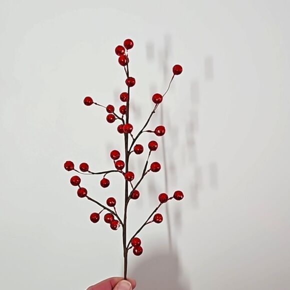 Pick Bundle - Red & White Berry Picks - Picture 5 of 6